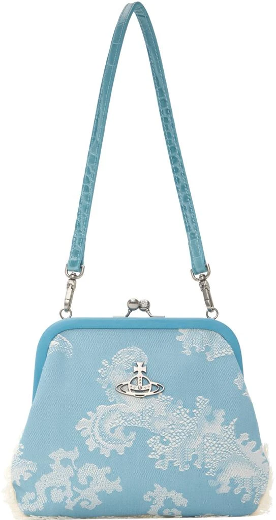 商品Vivienne Westwood|Blue Vivienne's Clutch Bag,价格¥3727,第1张图片
