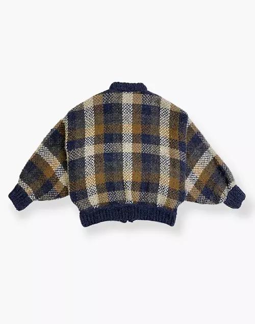 BusyLadyBaca & The Goods 1980s Vintage Batwing Plaid Wool Jacket商品第2张图片规格展示