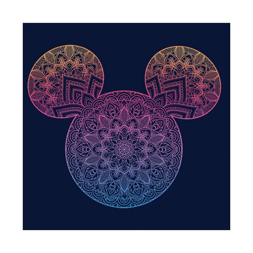 Boy's Mickey & Friends Mickey Mouse Mandala Silhouette  Child T-Shirt商品第2张图片规格展示