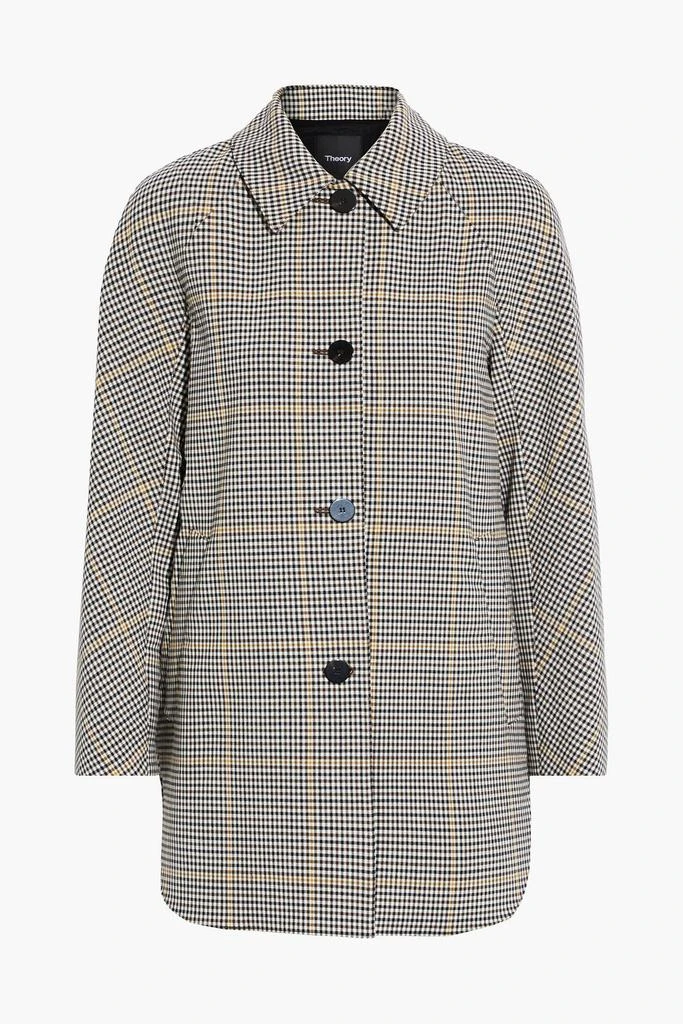 商品Theory|Checked woven jacket,价格¥1126,第3张图片详细描述