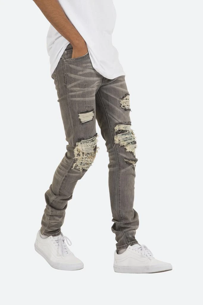 X284 Moto Skinny Denim - Grey/Blue 商品