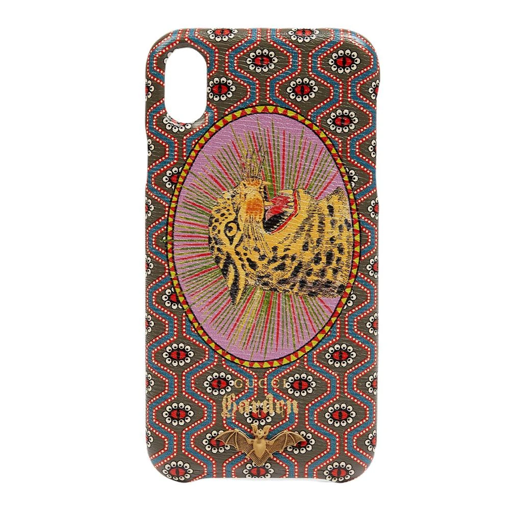 商品Gucci|Gucci T Dk Moudlie Multicolor Tiger Cards iPhone XR Cover,价格¥1634,第2张图片详细描述