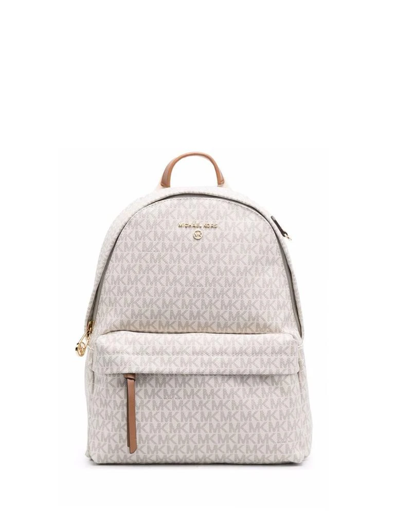 商品Michael Kors|Michael Michael Kors Slater Logo Plaque Zipped Backpack,价格¥1945,第1张图片