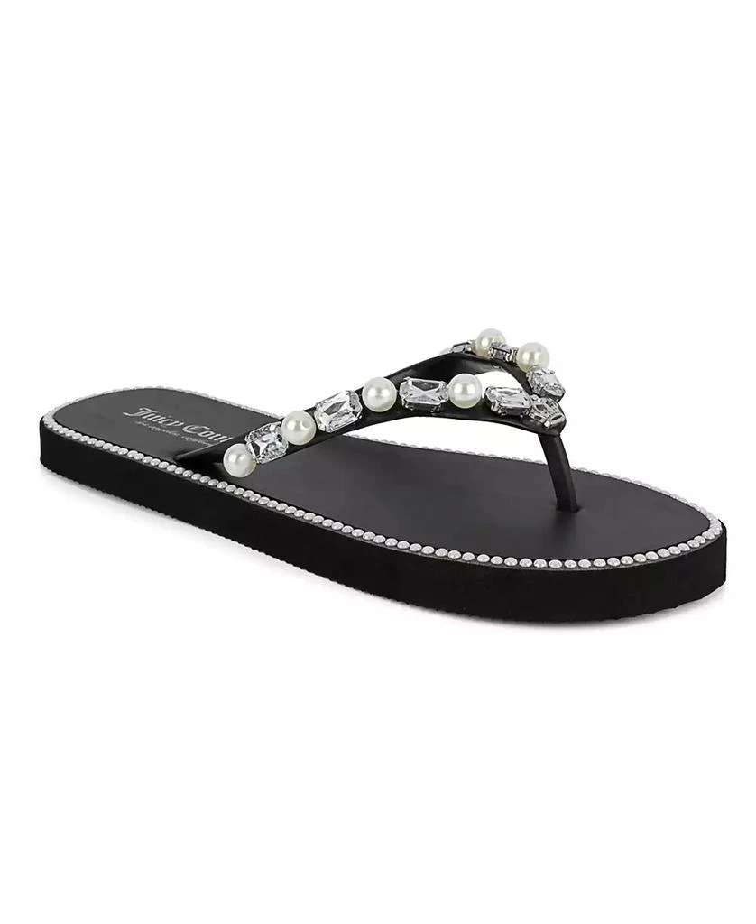 商品Juicy Couture|Women's Sade 2 Embellished Flip Flop Sandals,价格¥133,第1张图片