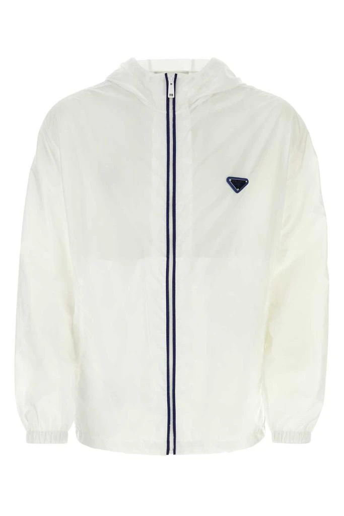 商品Prada|Prada Triangle Logo Plaque Track Jacket,价格¥12026,第1张图片