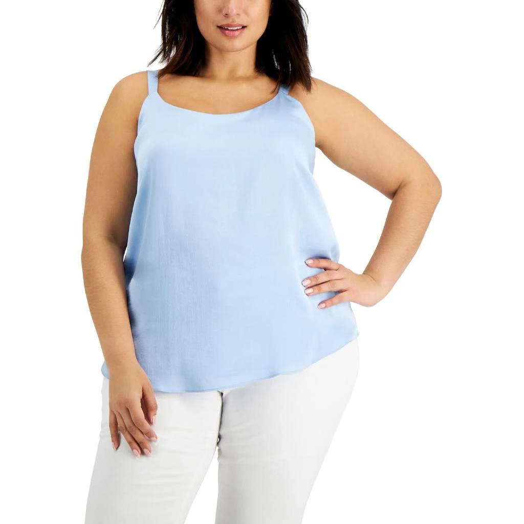 商品Bar III|Bar III Womens Plus Satin Suit Separate Cami,价格¥75,第1张图片
