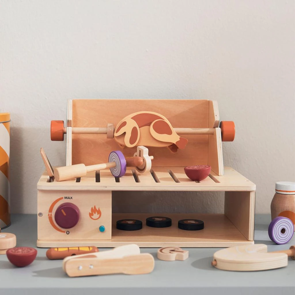 商品Kids Concept|Kids Concept HUB Table Grill Play Set,价格¥290,第3张图片详细描述