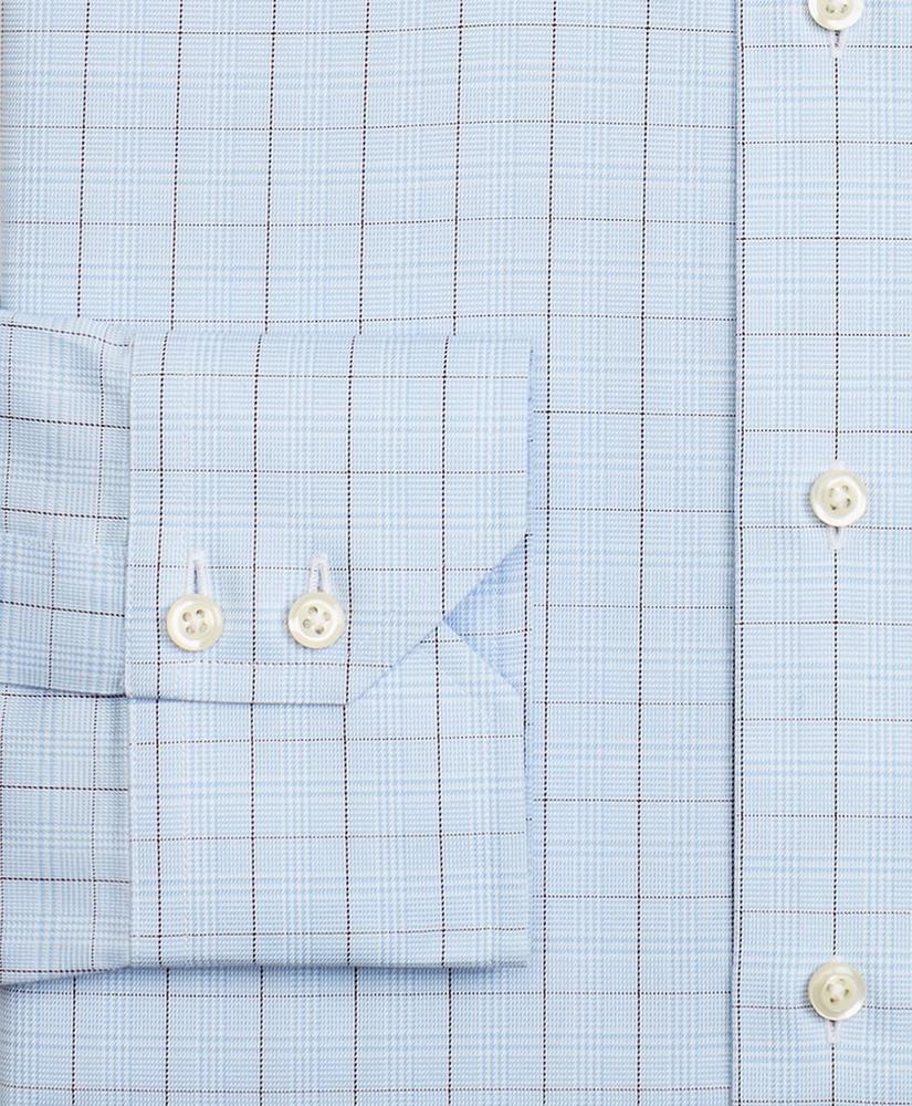 商品Brooks Brothers|Madison Relaxed-Fit Dress Shirt, Non-Iron Plaid Overcheck,价格¥370,第5张图片详细描述