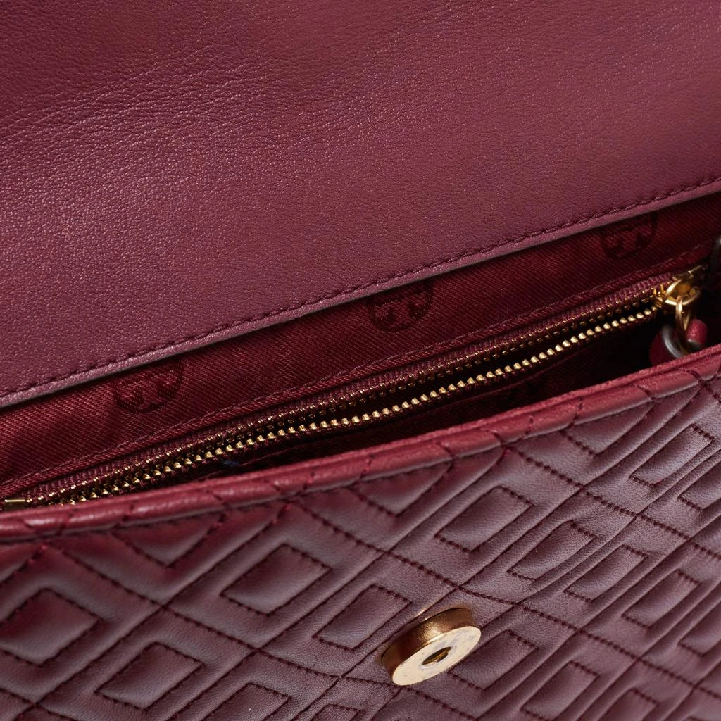 Tory Burch Burgundy Quilted Leather Large Fleming Shoulder Bag 商品