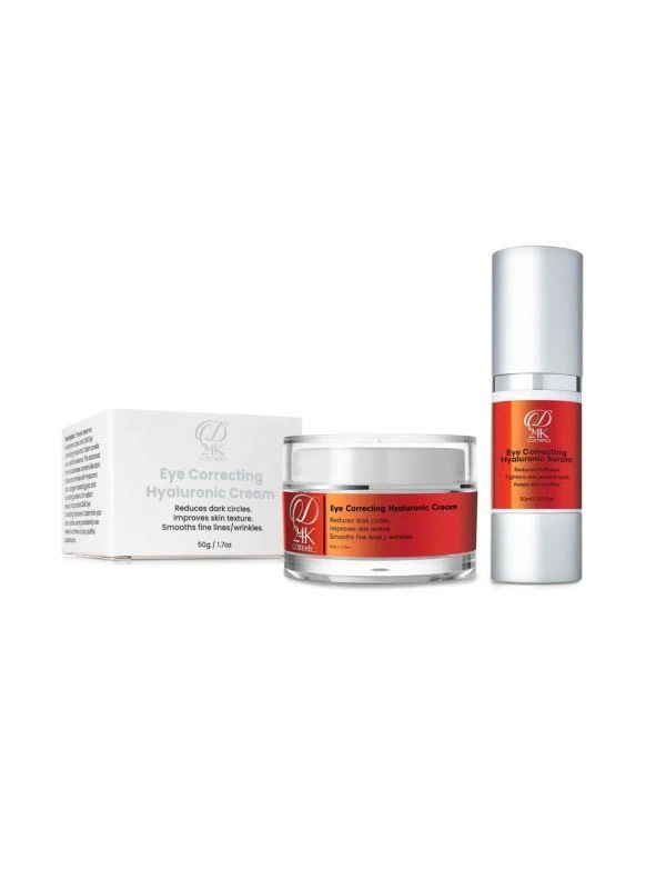 商品D24K Cosmetics|Eye Correcting Hyaluronic Cream & Serum Set,价格¥554,第2张图片详细描述
