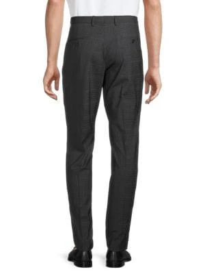 商品Hugo Boss|Genius5 Slim-Fit Checked Dress Pants,价格¥591,第2张图片详细描述