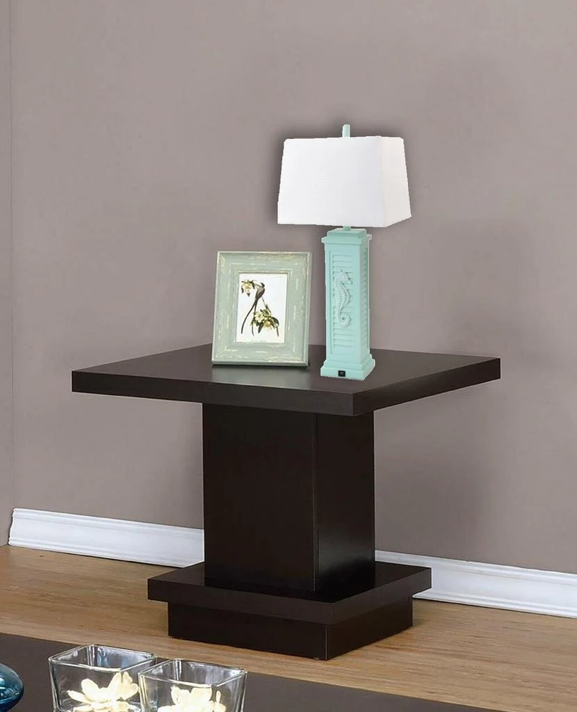 商品Homezia|Set of Two Aqua Seahorse Shutter Base Table Lamps,价格¥2000,第1张图片