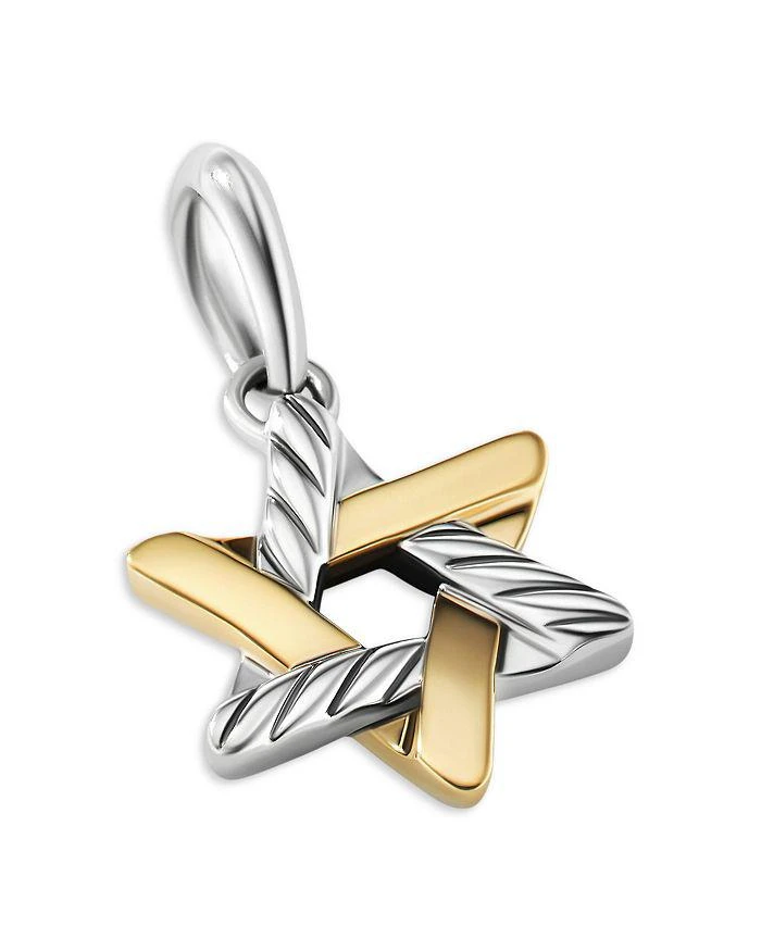 商品David Yurman|Men's 18K Yellow Gold & Sterling Silver Amulets Star of David Pendant,价格¥4837,第1张图片