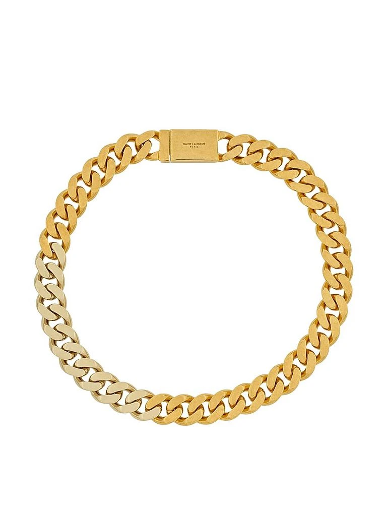 商品Yves Saint Laurent|Two-Tone Chain Necklace in Metal,价格¥6471,第1张图片