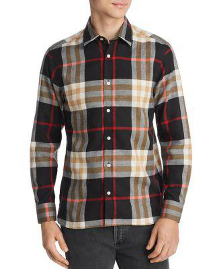 商品Burberry|Richard Check-Print Classic Fit Flannel Shirt,价格¥2893,第1张图片