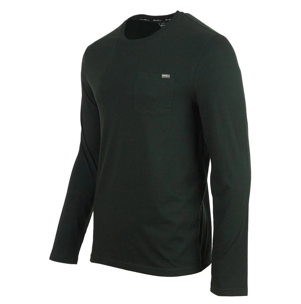 Eddie Bauer Men's Long Sleeve Jersey Crew with Chest Pocket 商品