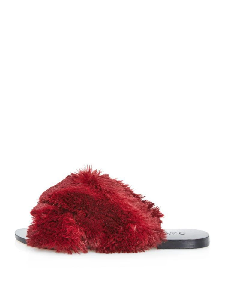 商品Raye|Women's Sid Faux Fur Pool Slide Sandals,价格¥517,第2张图片详细描述