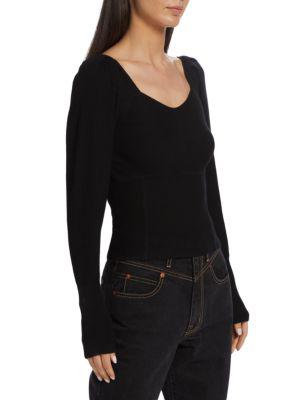 Ribbed Sweetheart Sweater商品第3张图片规格展示