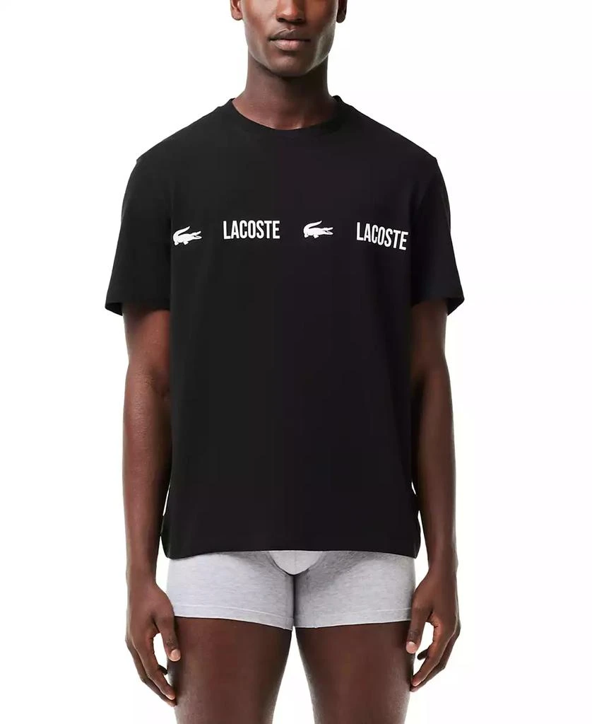 商品Lacoste|Men’s Logo Band Lightweight Sleep Tee,价格¥213,第1张图片