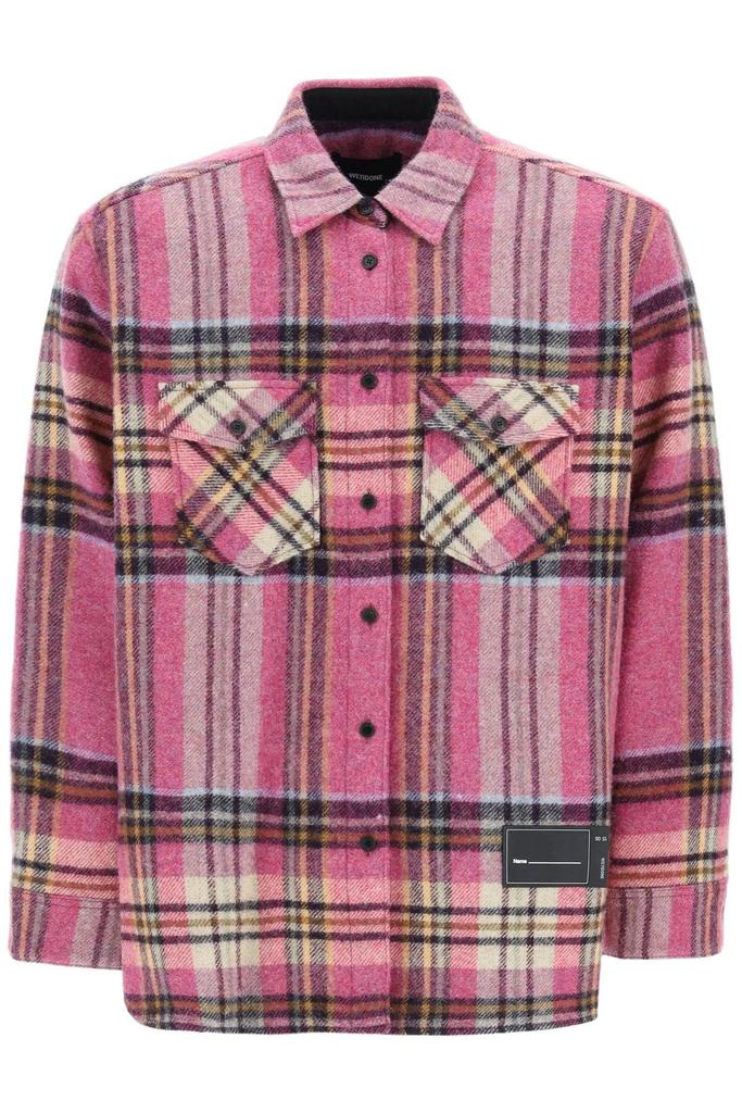 CHECKED WOOL OVERSHIRT商品第1张图片规格展示