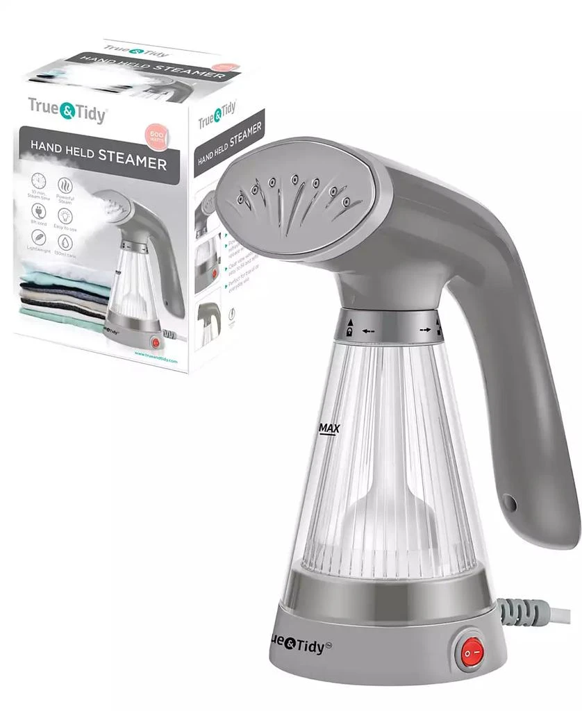 商品True & Tidy|TS-20 Tidy Steam Handheld Garment Steamer with Clear View Tank and Stainless Steel Plate,价格¥163,第1张图片