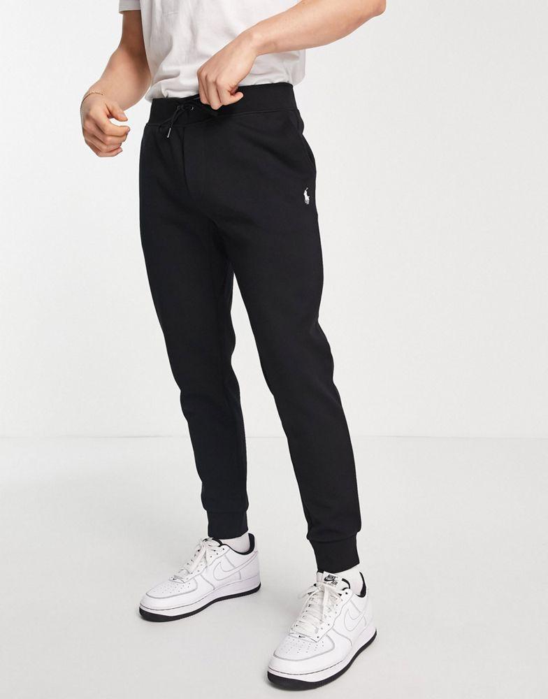 Polo Ralph Lauren player logo double tech joggers in black商品第3张图片规格展示
