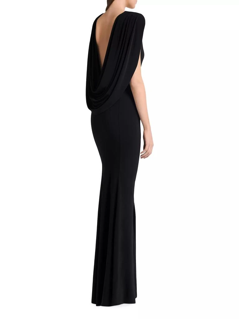 商品Zhivago|Takin It All Draped-Back Gown,价格¥3147,第4张图片详细描述