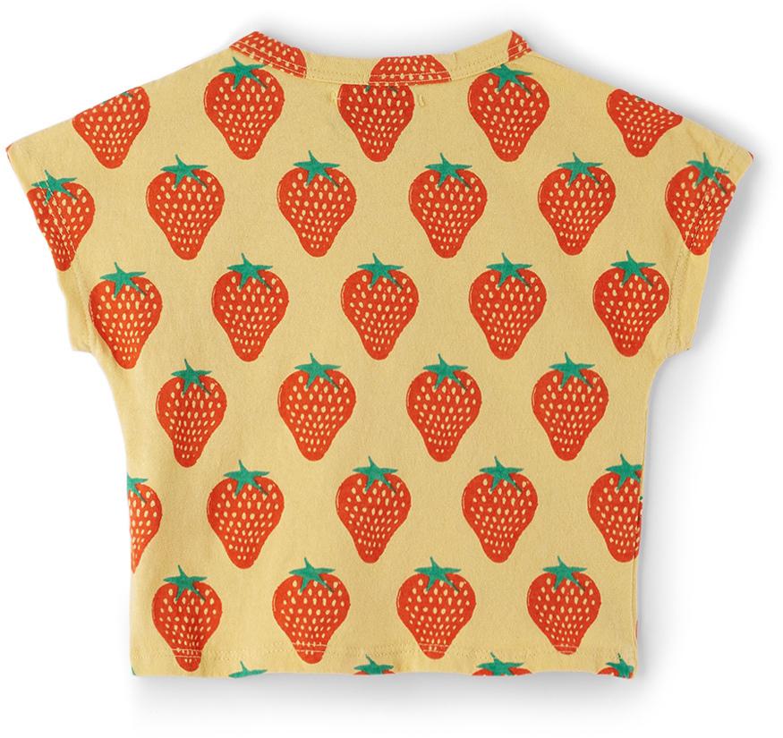 Baby Yellow Strawberry All-Over T-Shirt商品第2张图片规格展示