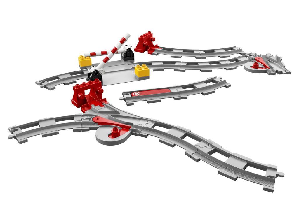 商品LEGO|LEGO DUPLO Train Tracks 10882 Building Blocks (23 Pieces),价格¥151,第1张图片
