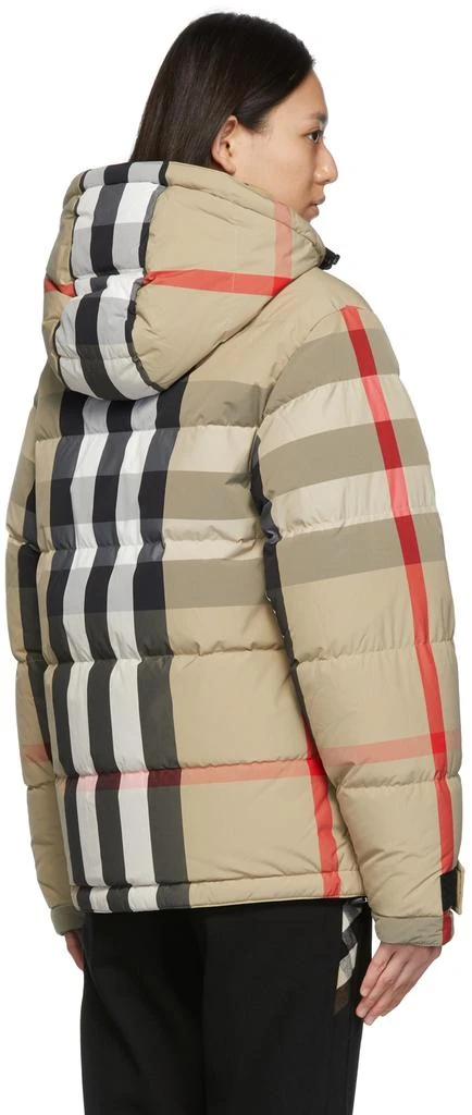 商品Burberry|Reversible Beige Vintage Check Down Jacket,价格¥15809,第3张图片详细描述