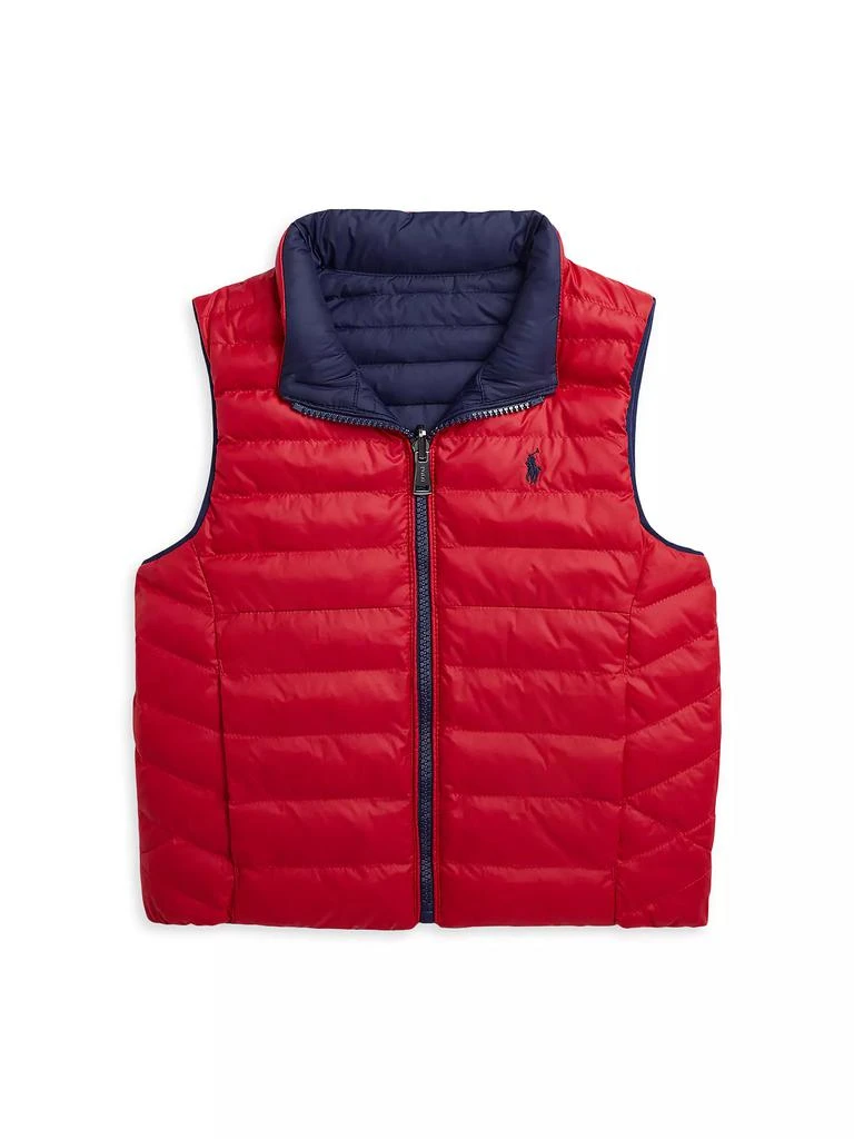 商品Ralph Lauren|Little Boy's Reversible Lightweight Vest,价格¥712,第3张图片详细描述