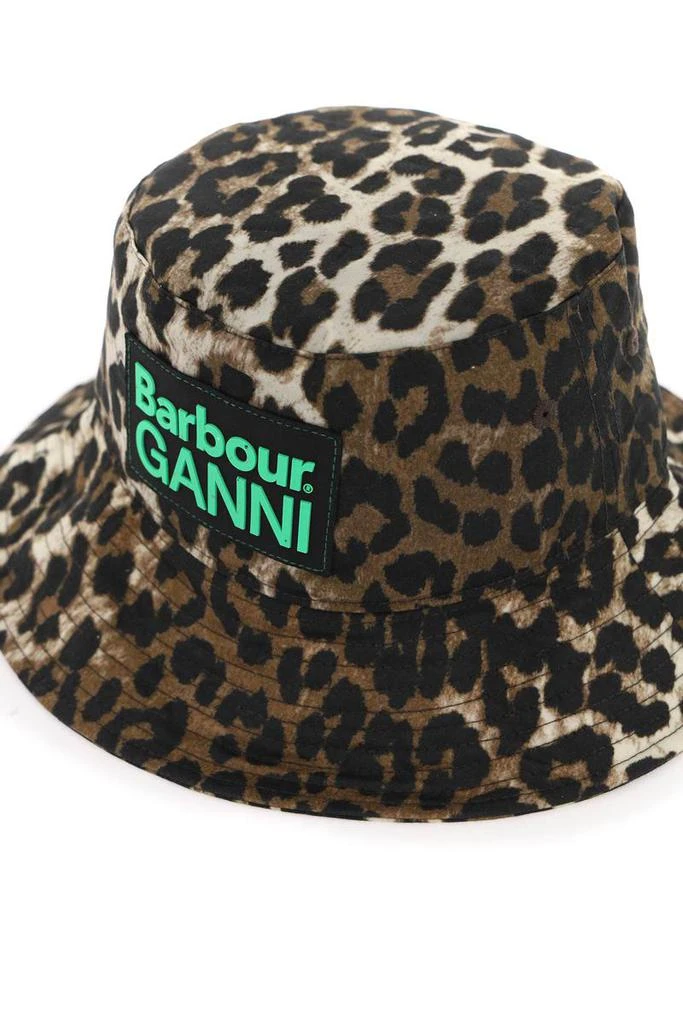 商品Barbour|Barbour x ganni waxed leopard bucket hat,价格¥1060,第2张图片详细描述