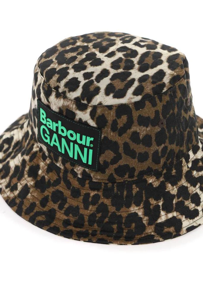 商品Barbour|Barbour x ganni waxed leopard bucket hat,价格¥1080,第2张图片详细描述