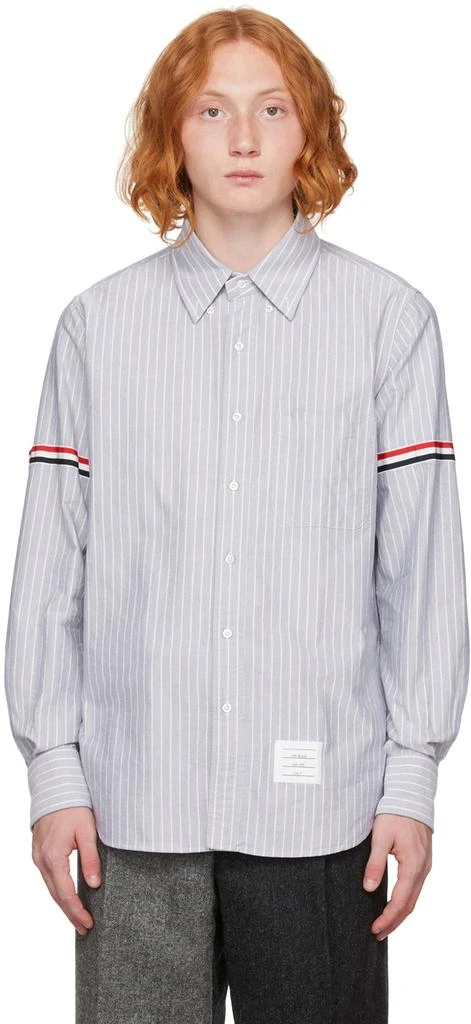 商品Thom Browne|灰色 Armband 衬衫,价格¥4879,第1张图片