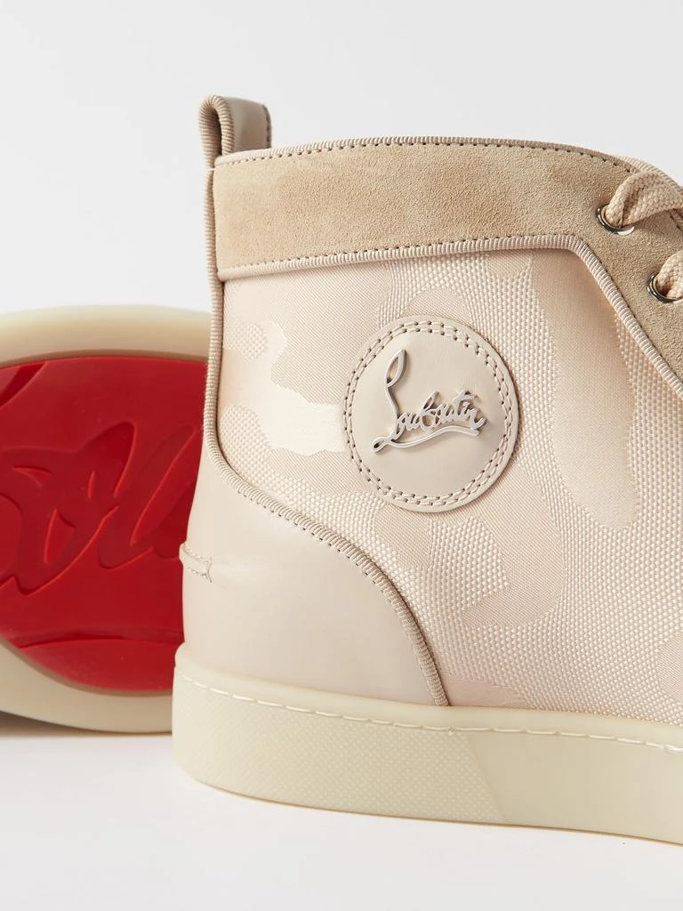 商品Christian Louboutin|Louis Orlato camouflage-jacquard high-top trainers,价格¥4187,第2张图片详细描述