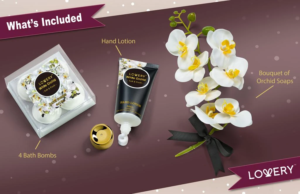 商品Lovery|White Orchid Gift Box 12-Piece Set,价格¥197,第2张图片详细描述