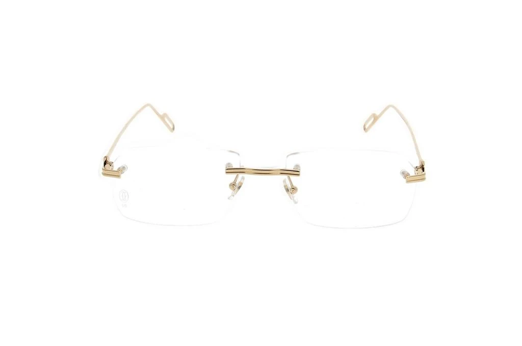 商品Cartier|Cartier Rectangle Rimless Glasses,价格¥7025,第1张图片