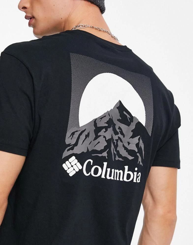 商品Columbia|Columbia Moonscape back graphic t-shirt in black Exclusive at ASOS,价格¥234,第1张图片