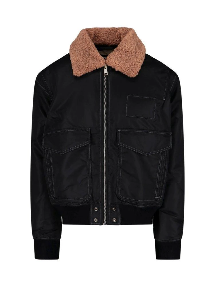 商品Diesel|Diesel Faux-Shearling Zipped Bomber Jacket,价格¥1864,第1张图片