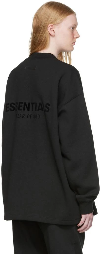 商品Essentials|Black Relaxed Sweatshirt,价格¥188,第3张图片详细描述