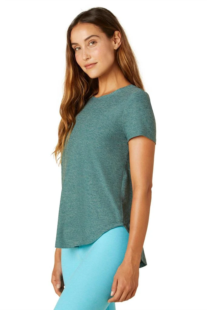 商品Beyond yoga|Featherweight On The Down Low Tee - Rainforest Blue Heather,价格¥683,第2张图片详细描述