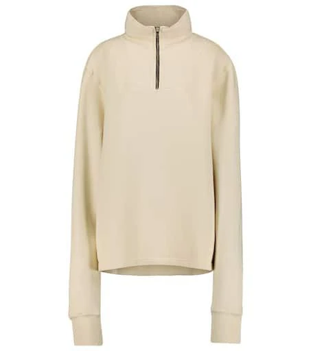 商品Les Tien|Cotton half-zip sweatshirt,价格¥1102,第1张图片