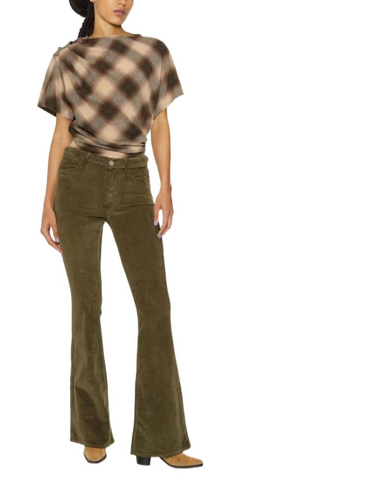 Frame Women's  Green Other Materials Pants商品第3张图片规格展示