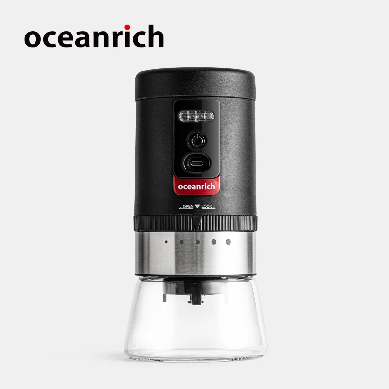 商品oceanrich|【国内直发】欧新力奇/oceanrich 电动咖啡磨豆机USB充电小型便携式粉碎器研磨机 歐/欧新立奇 黑色,价格¥447,第2张图片详细描述