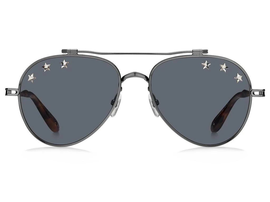 商品Givenchy|Givenchy GV 7057/N/STARS Aviator Sunglasses,价格¥1277,第3张图片详细描述
