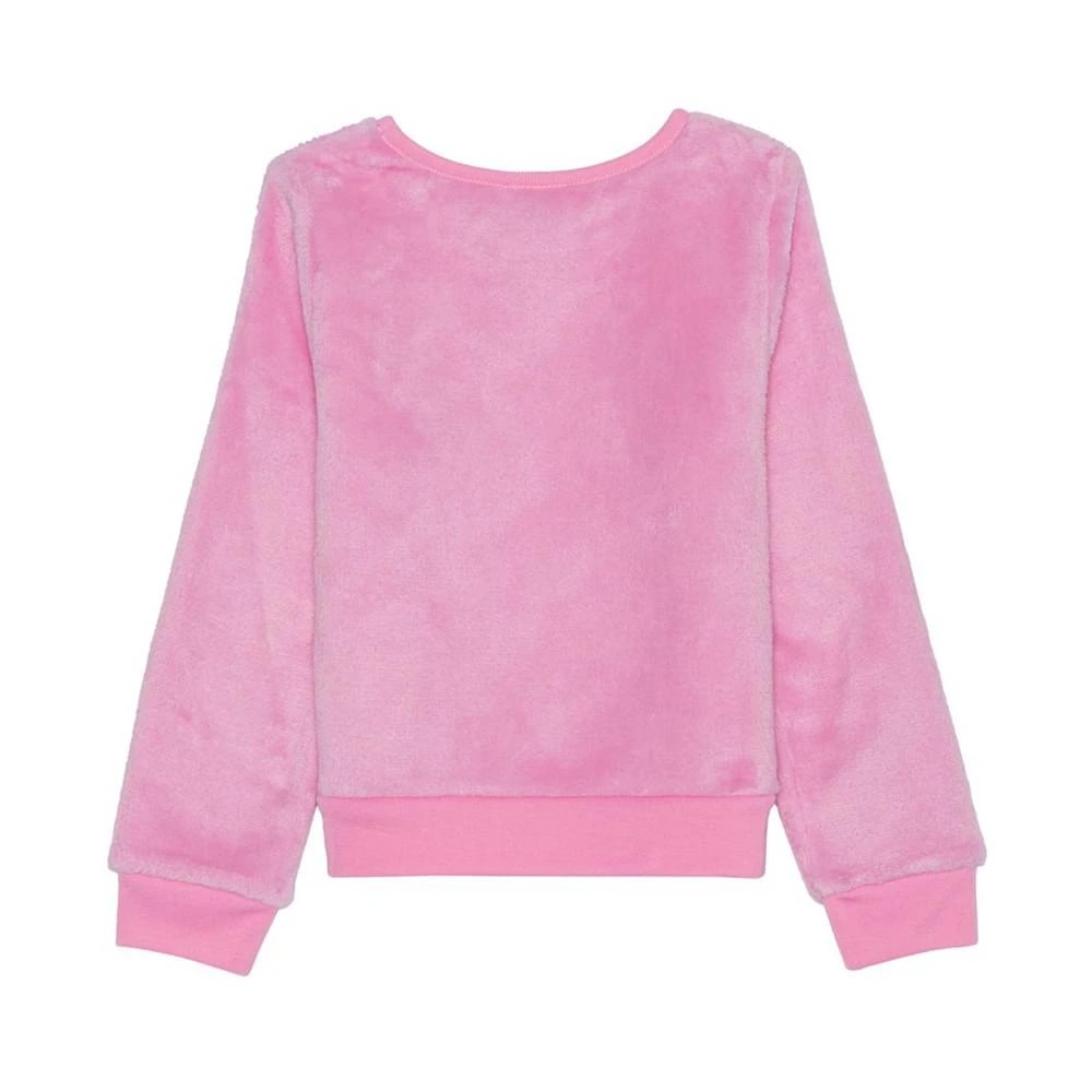 商品Disney|Toddler Girls Princess Sunset Magic Plush Pullover Sweatshirt,价格¥115,第2张图片详细描述