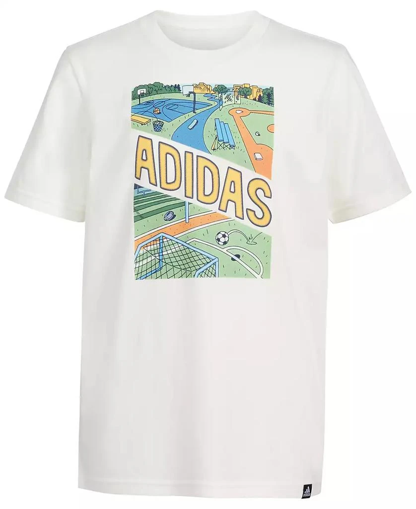 商品Adidas|Big Boys Short-Sleeve Play Sport Graphic Cotton T-Shirt,价格¥60,第5张图片详细描述