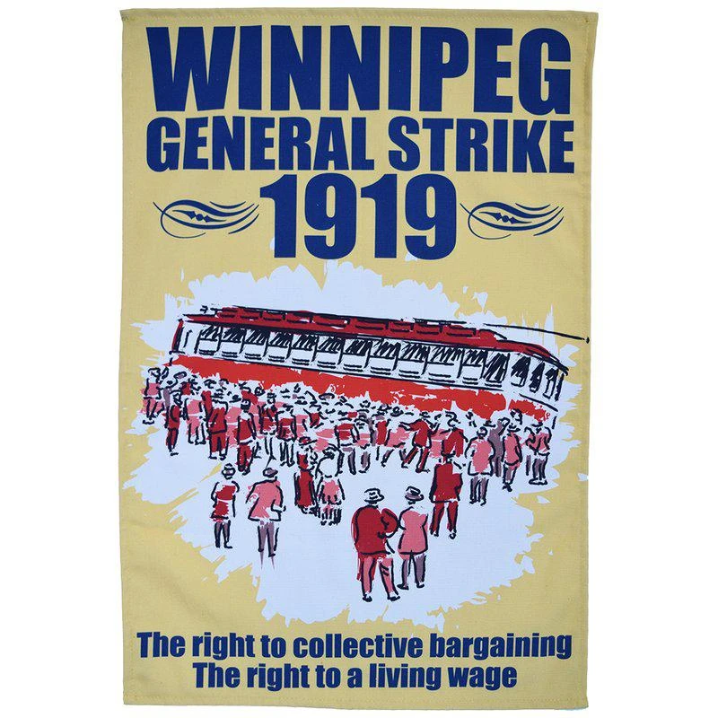 商品Radical Tea Towel|Winnipeg General Strike Tea Towel,价格¥168,第1张图片