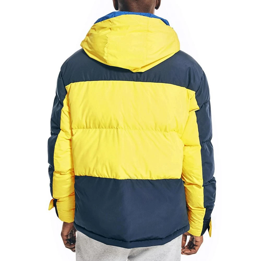 商品Nautica|Men's Competition Sustainably Crafted Colorblock Parka,价格¥1208,第2张图片详细描述