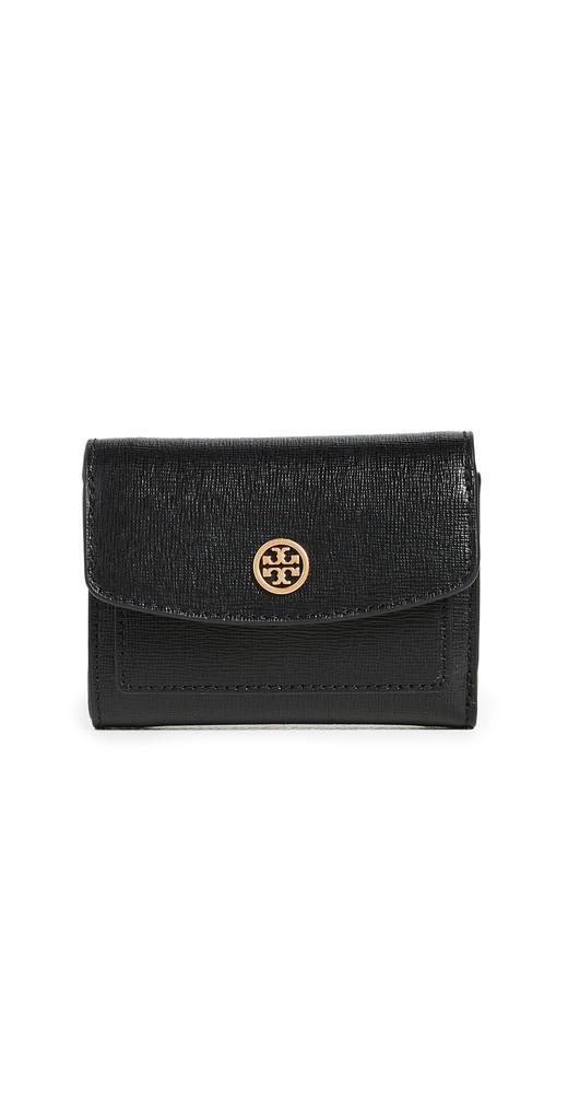 商品Tory Burch|Tory Burch Robinson Flap Mini Wallet,价格¥1100,第1张图片